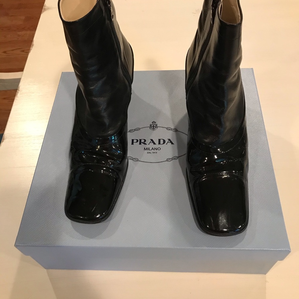 Prada booties. Vintage.